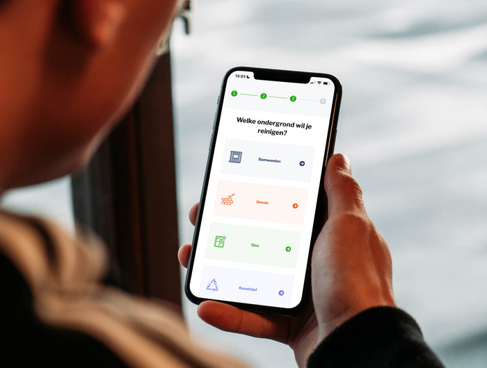 Choose cleaning and lubricants with our free app