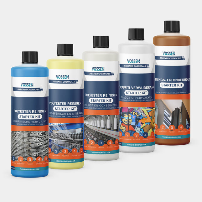 Polyester en kunststof schoonmaken